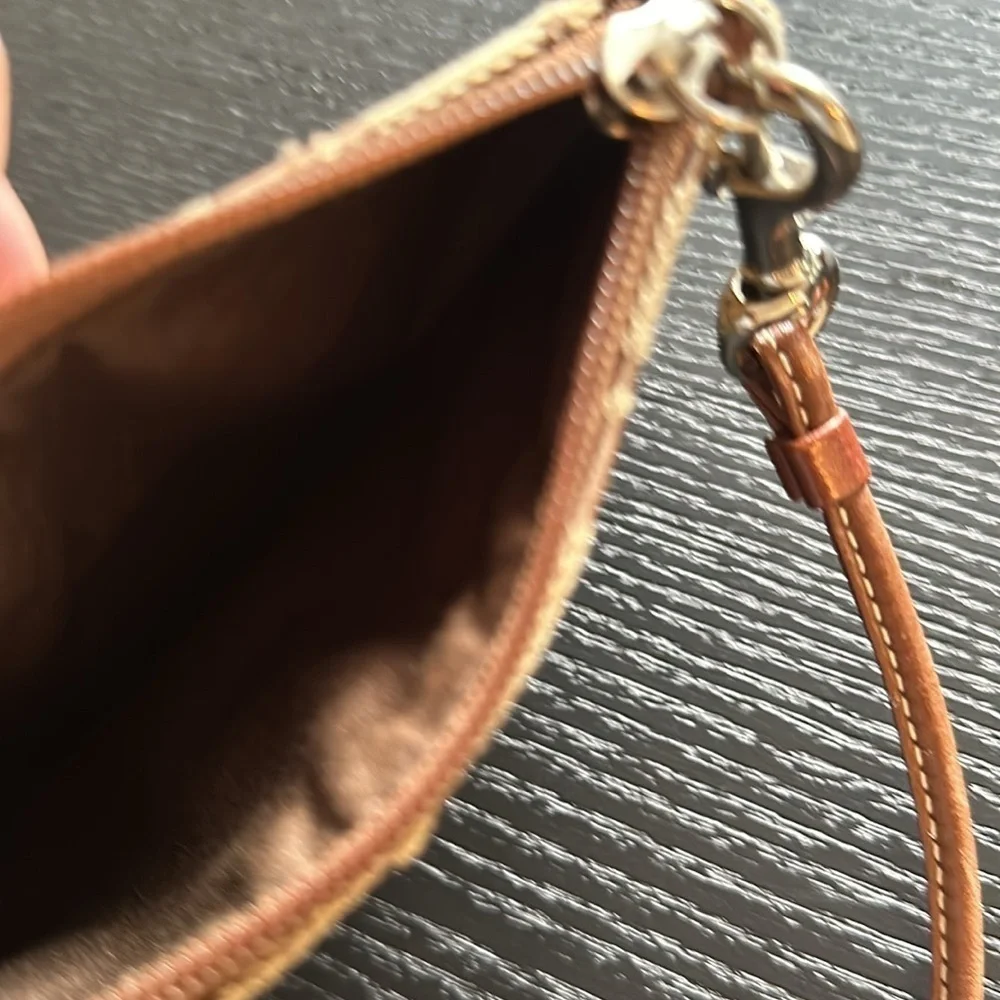 Coach Logo Wristlet